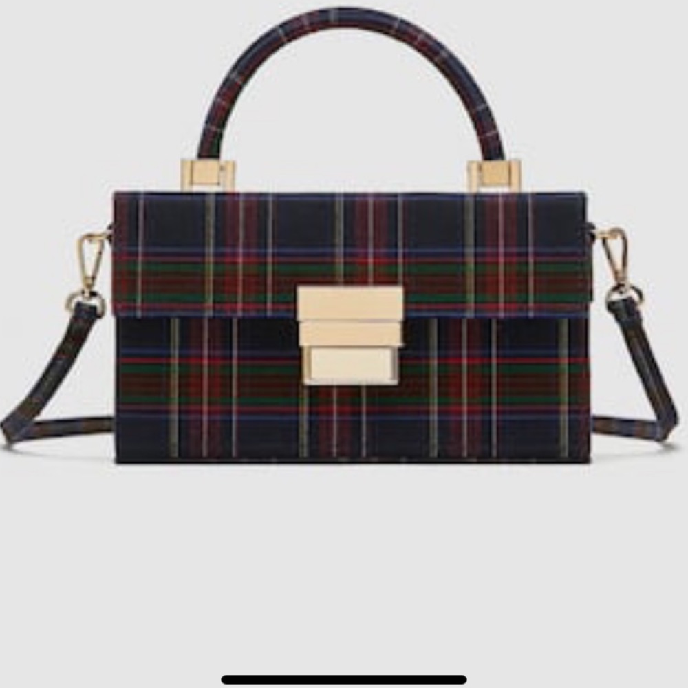 ZARA BASIC HAND BAG - Square with shoulder strap